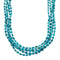 Native American 5 Strand High Turquoise Bead Necklace X10109